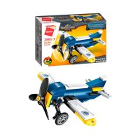 Конструктор Qman 1801-1-8 поліція, транспорт, 45-49 деталей Літак