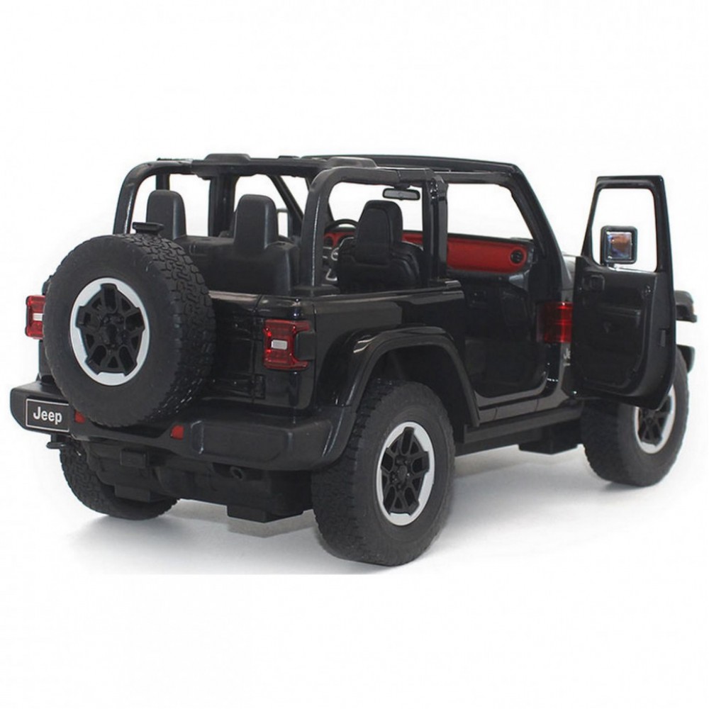 Машинка на радіоуправлінні JEEP Wrangler Rubicon Rastar 79460 чорний, 1:14