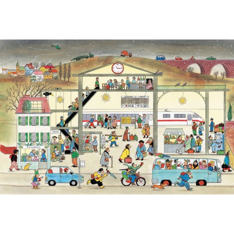 Картонна книга Зимовий вімельбух 318314, 12 сторінок