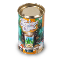 Гелева свічка своїми руками GS-01 в тубусі Сяйво океану