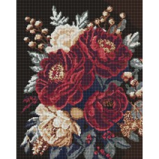 Алмазна мозаїка "Квітковий спокій" ©art_selena_ua AMO20045, 40х50 см