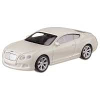 Машина металева BENTLEY CONTINENTAL GT "WELLY" 44036CW масштаб 1:43 Білий