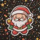 Алмазна мозаїка "Милий Санта" DBS52209 неповна викладка 25х25 см