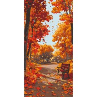 Картина за номерами "Осінній парк" 11572-AC 40х80 см