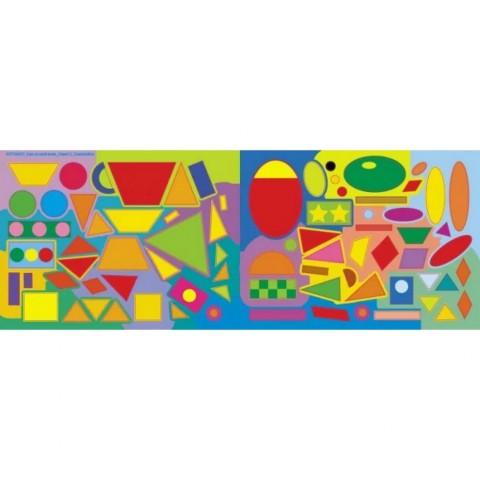 Навчальна книга "Навчалочка: Збери картинку з наклейок. Рівень 3" АРТ 19603U укр