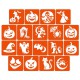 Набір для біо-тату "Хелловін - хна" set-halloween-henna 18 трафаретів 5х5 см