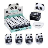 Гумка кольорова "Панда" COLOR-IT 1964SP з точилкою