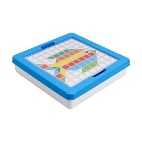 Дитячий розвиваючий набір "Мозаїка" 2215TXK 125 фішок, 6 шаблонів