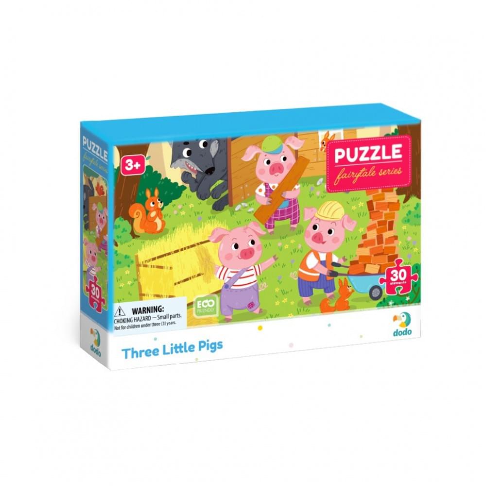 Дитячий пазл "Троє поросят" DoDo Toys 300695, 30 елементів