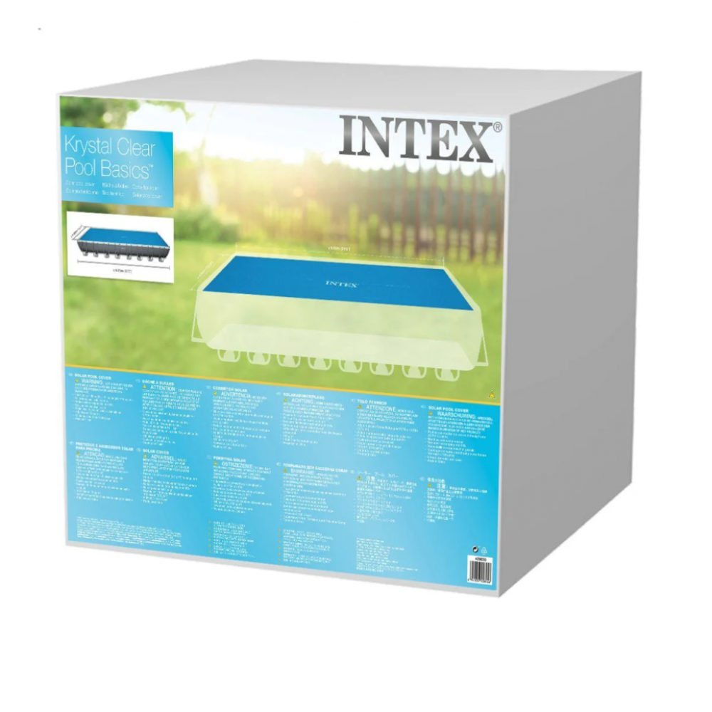 Теплозберігаюче покриття (солярна плівка) для басейну Intex 28018, 960-466 см