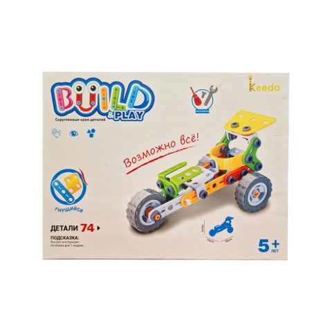 Конструктор Build&Play "Болід Ф1" HANYE J-7705, 74 елементи
