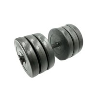 Гантель складальна композитна в пластиковій оболонці Rock pro 30,5 кг NE-PL-G-030