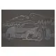 Гравюра А5 "Спорткар-3" ГрА5с-25 економ варіант у пакеті 21 х 14,8 см