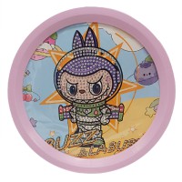 Дитячий набір алмазна мозаїка "Лабубу" YK-6532-11(Violet)