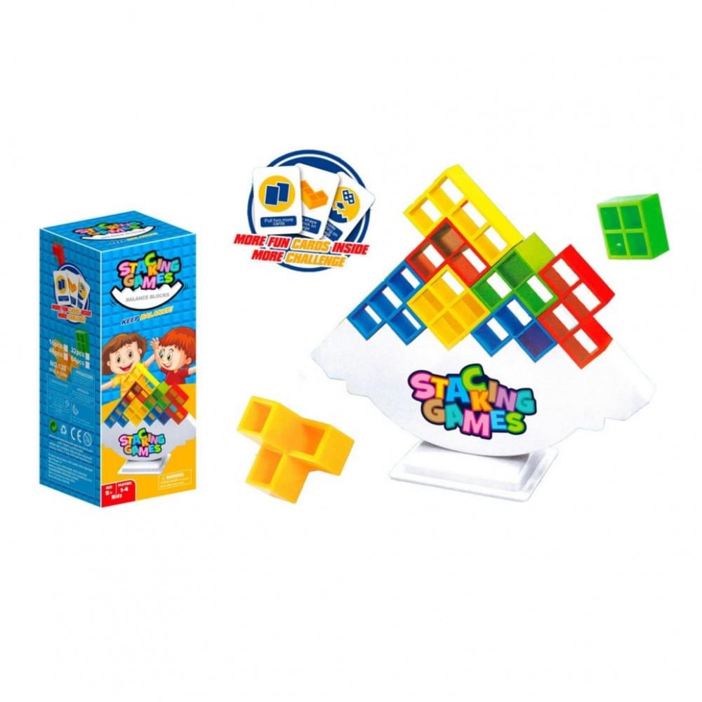 Дитяча настільна гра "Балансир - тетріс" S-128, 48 деталей