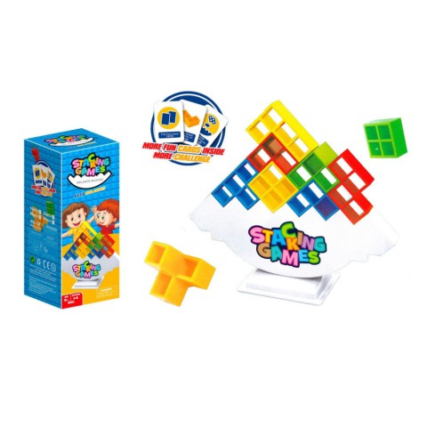 Дитяча настільна гра "Балансир - тетріс" S-128, 48 деталей