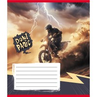 Зошит учнівський "Без паніки" 048-590173K-2 в клітинку, 48 аркушів