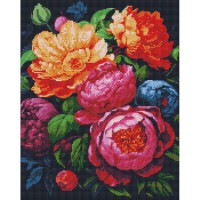 Алмазна мозаїка "Барвистий букет" ©art_selena_ua AMO7850, 40х50см