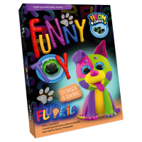 Набір креативної творчості "AIR CLAY" FLUORIC" ARCL-FL-01, 4 кольори Собачка