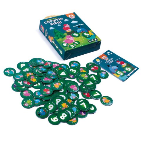 Дитяча настільна гра "Спритні вівці схопи 10-ку!" VT8033-07, 99 фішок