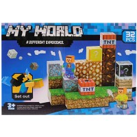 Дитячий магнітний конструктор "MINECRAFT" SX32, 32 деталі