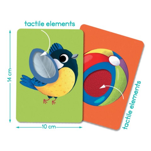 Набір карток з тактильними елементами "На прогулянці" 301231