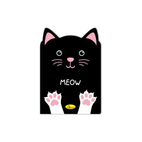 Дитячий блокнот з вушками "Meow" АП-1803-02, 24 сторінки