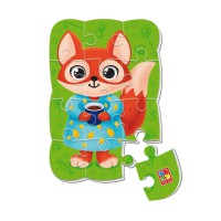 Дитячий магнітний пазл "Лисиця" VT3205-92, 12 елементів