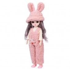 Дитяча іграшкова лялька F0322(Pink) шарнірна, розмір 29 см