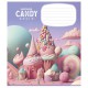 Зошит учнівський "Candy world" 012-3266C-2 у косу лінію, 12 аркушів