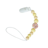 Силіконовий ланцюжок для пустушки "Пончик" MGZ-0523-4 довжина 24 см