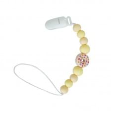 Силіконовий ланцюжок для пустушки "Пончик" MGZ-0523-4 довжина 24 см