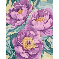Картина за номерами "Лілові квітки" 13161-AC 40x50 см
