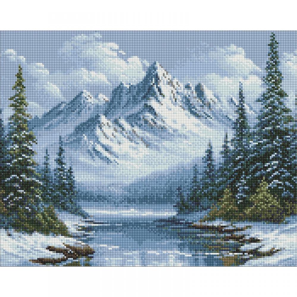 Алмазна мозаїка "Морозне дихання лісу" AMO20012, 40х50 см