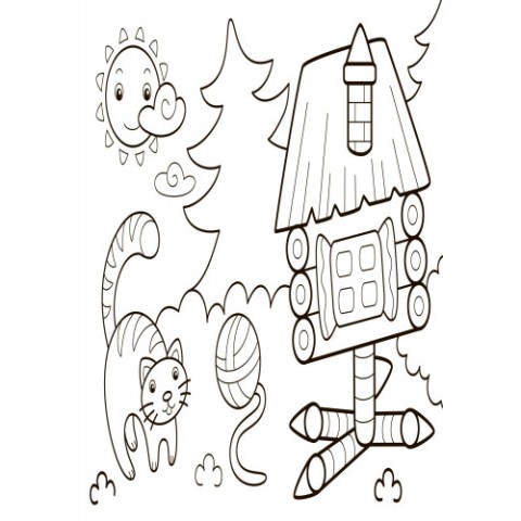 Дитяча водна розмальовка: Казки 734016, 8 сторінок