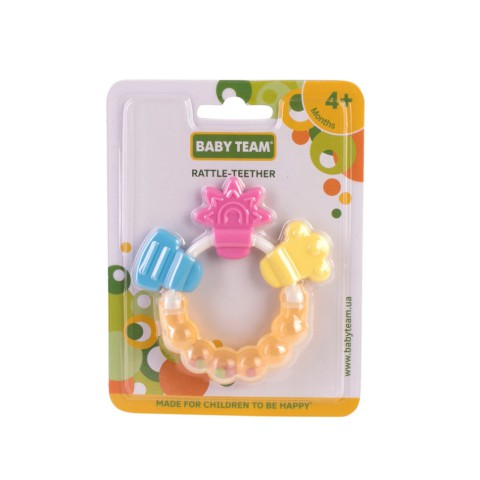 Дитяче брязкальце-прорізувач "Квіточка" 84108410