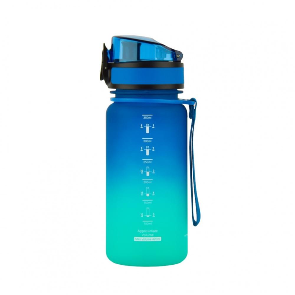 Пляшка для води UZSPACE 3034(Blue-Green) 350 мл, синьо-зелена