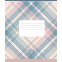Зошит учнівський "Plaid pattern" 024-3345K-3 в клітинку, 24 аркуша