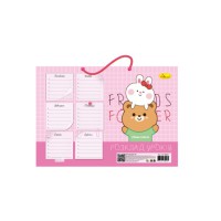 Ламіноване розклад уроків "Friends Forever" АП-0801-11 А4