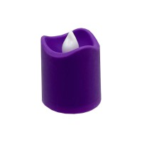 Декоративна свічка LED з полум'ям 12-67, 4 см Фіолетовий