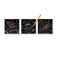 Набір для творчості гравюри "Космос" 300217, 3 гравюри в наборі