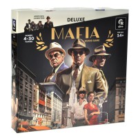 Настільна гра "Мафія Делюкс" QB701-002 з пісочним годинником, пов'язками для очей