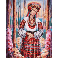 Картина за номерами "Золоті передзвони" Ідейка KHO4920 40х50см