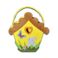 Набір для творчості "Зроби сам кошик з фетру Хатинка" 120106