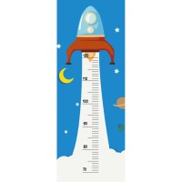 Ростомір за номерами "Космічна ракета" 15129-AC 30х80 см