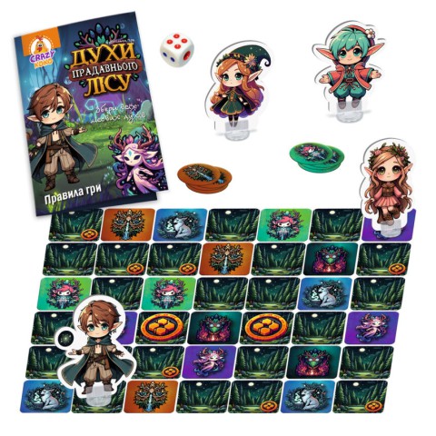 Гра настільна "Духи прадавнього лісу" VT8055-48, 4 персонажі