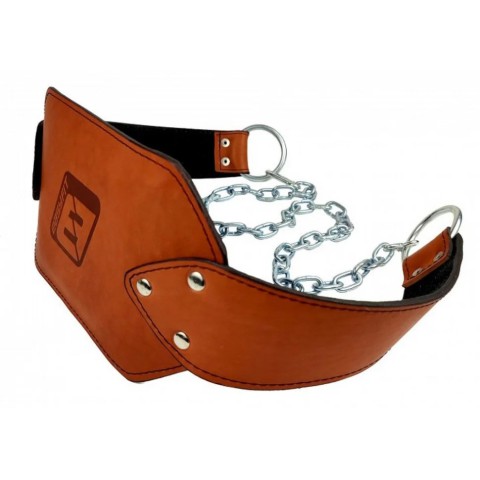 Пояс для обтяжень EasyFit EF-DBC-200-BR шкіра, до 200 кг, коричневий