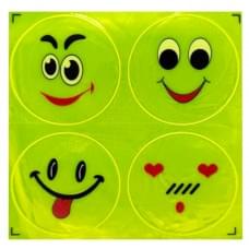 Наклейка світловідбиваюча "Смайл" 133SP-10, 4 штуки