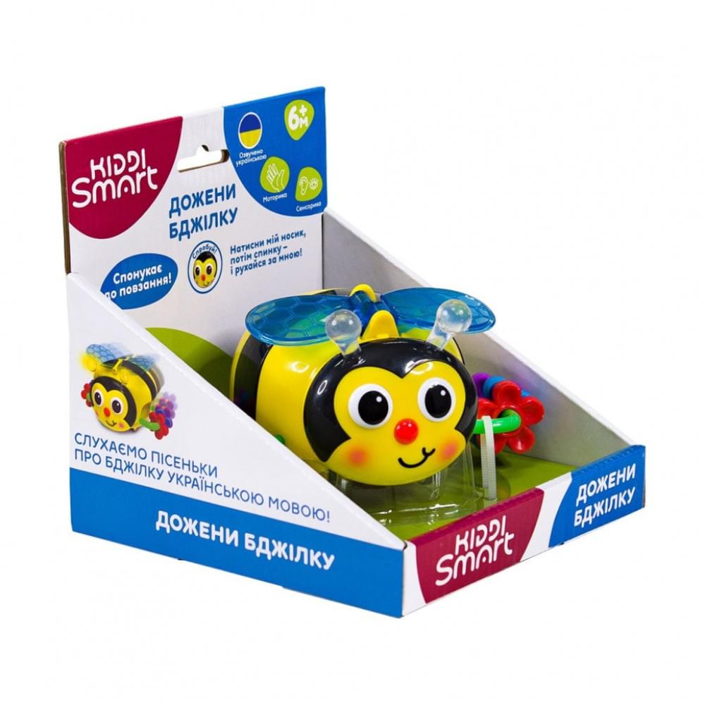 Дитяча розвивальна іграшка "Наздожени Бджілку" Kiddi Smart 557822-43 зі світлом і звуком