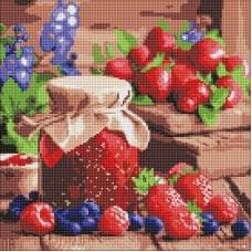 Алмазна мозаїка "Малинове варення" ©art_selena_ua AMO8082, 40х40 см